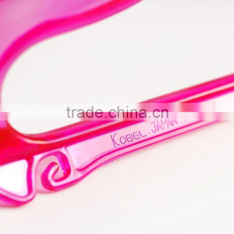 Crystalline Candy Pink Plastic Hanger for Bathroom Accessory