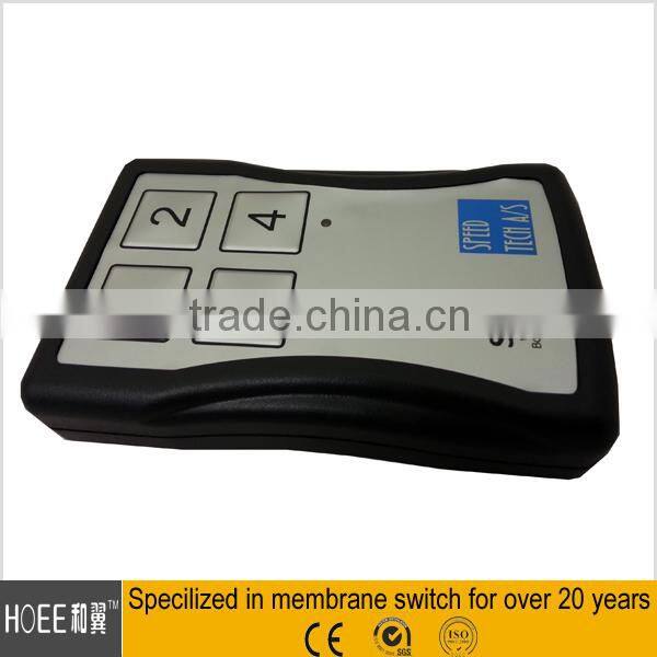 Custom popular self adheisve Membrane type keypad/overlay membranes and enclosure faceplate