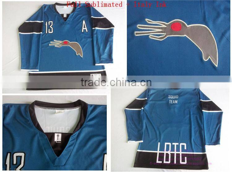 custom reversible sublimated ice hockey sweater