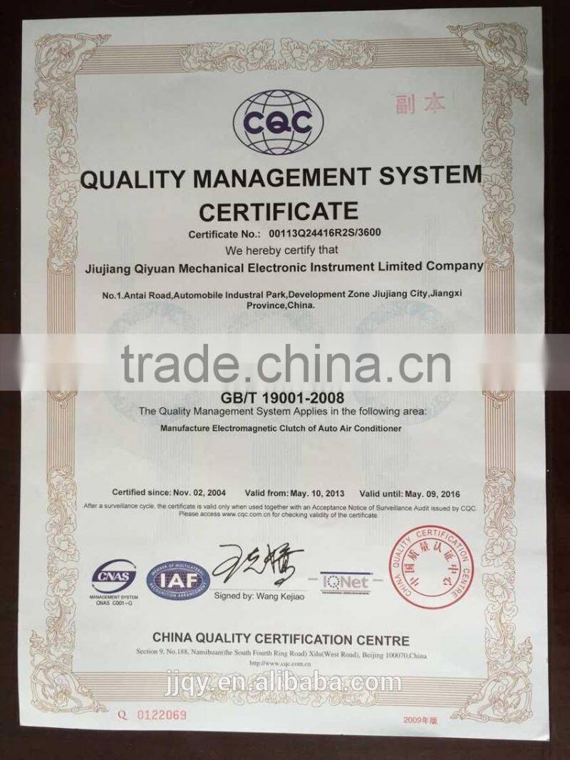 24V 60W diameter 210mm air conditioning compressor magnetic clutch for bock fk40 compressor