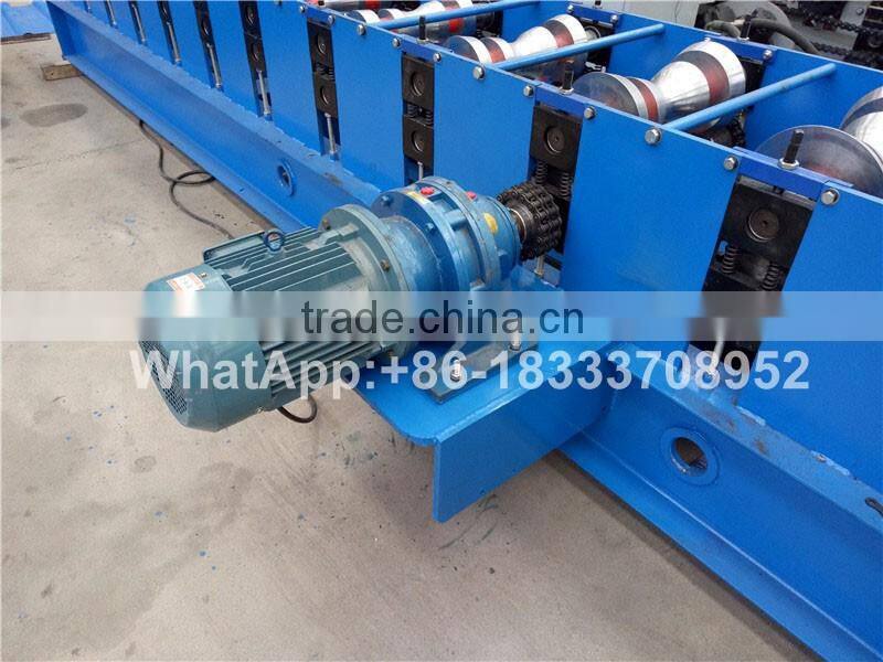 Botou City Classic Galvanized Aluminum Colored Glaze Steel Metal Roof Ridge Cap Tile Cold Roll Forming Making Machine
