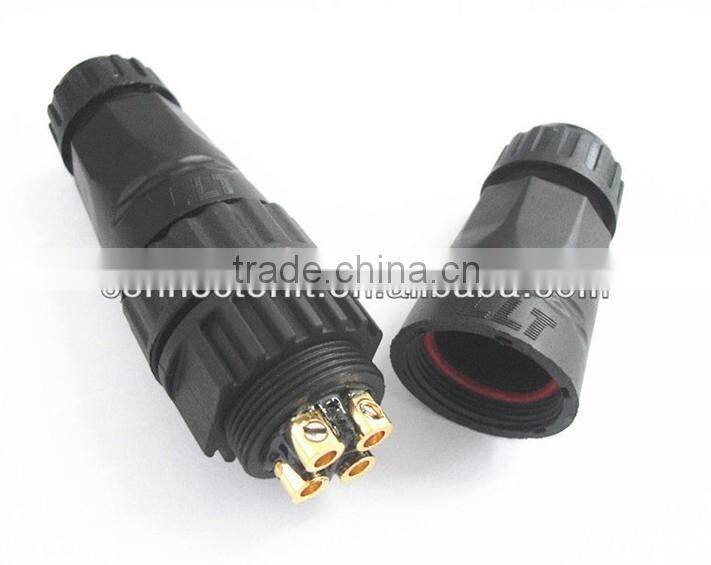 4 poles male female wire connector