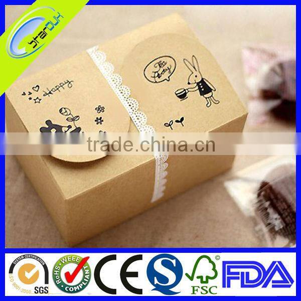 cookie paper box with design
