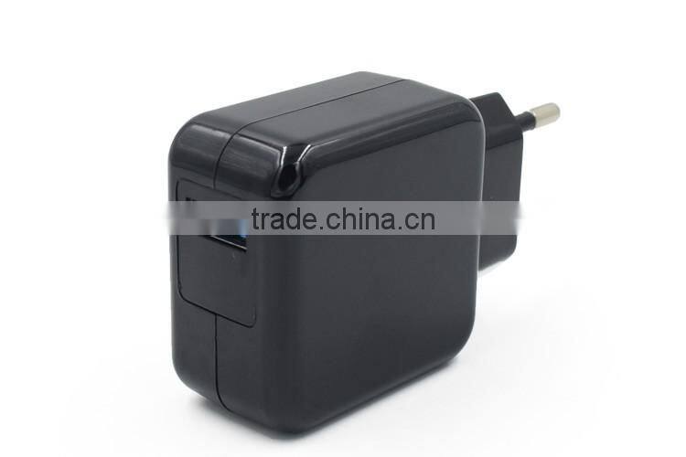 Quick charge portable 9V 2A wall USB charger with ABS EU material