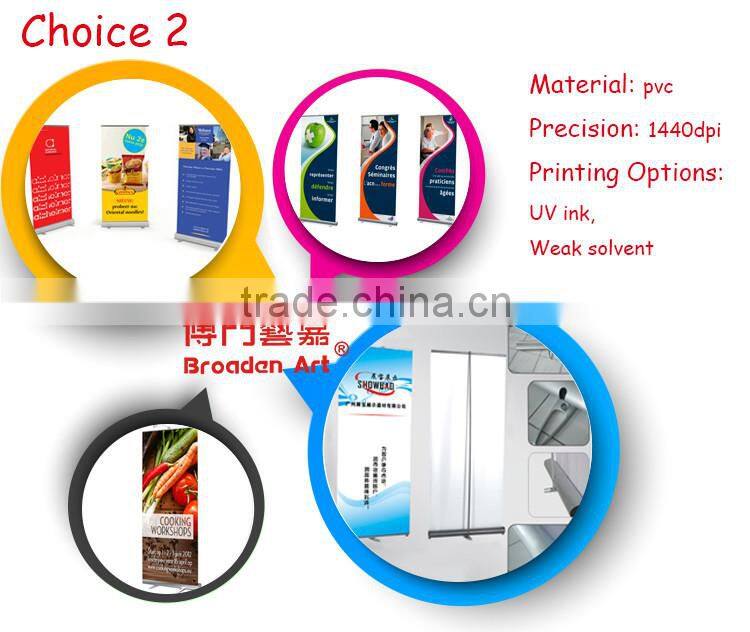 trade show roll up fabric banner display