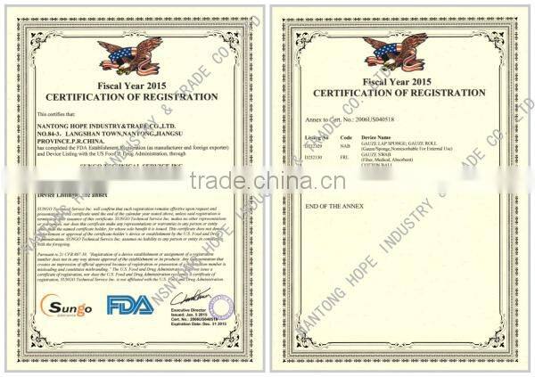 blue medical abdominal swabs