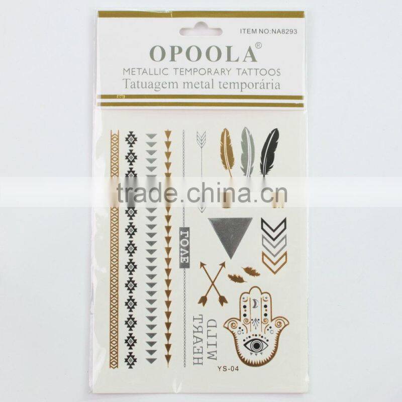 New arrival wholesale non-toxic ecofriendly waterproof fancy creative quality craft cute hair sticker
