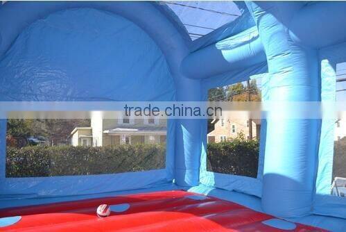 full cover inflatable volleyball court
