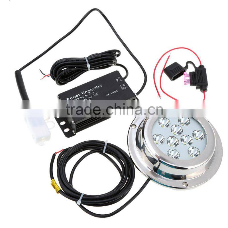 DC8-28V IP68 27W LED Marine Light LED Underwater Boat Light