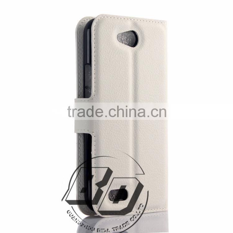 Manufacturer Wholesale Magnetic flip leather wallet case with card slots For ZTE Blade Q Lux 4G Super China Supplier