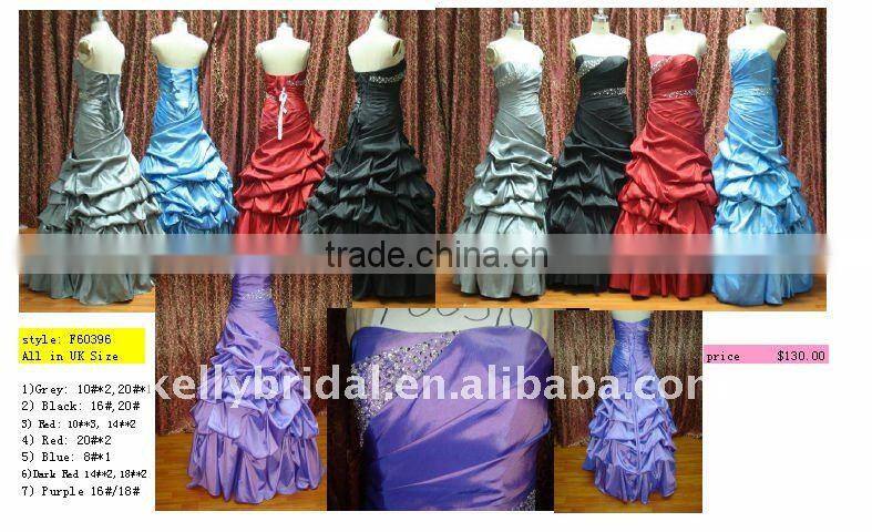 promotional red black green blue coloful prom dress party dress evening