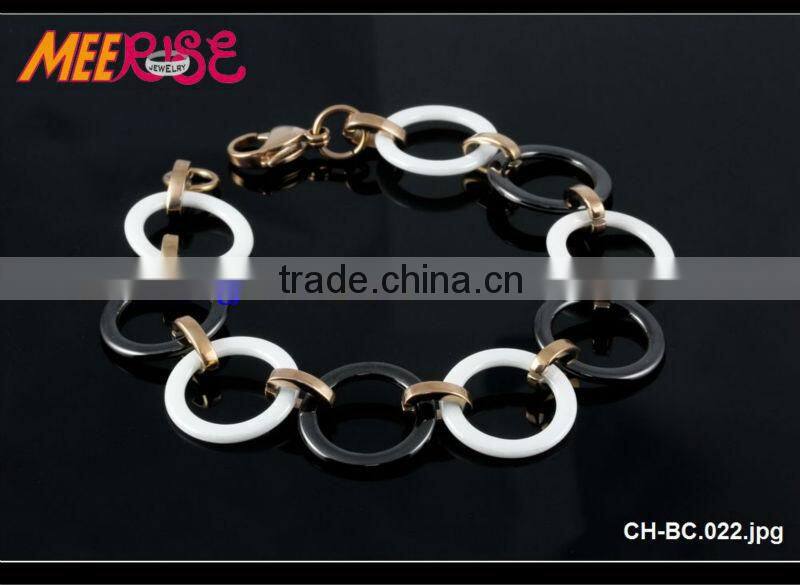 2015 hot sale link charms,bracelet collection,fashion bracelet white ceramic