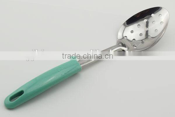 2016 customize kitchen utensil cooking spoon slotted spoon solid spoon