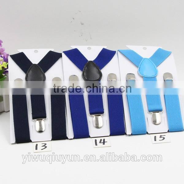 40 colors Lovely Baby Boys Girls Clip-on Suspender Y-Back Child Elastic Suspenders
