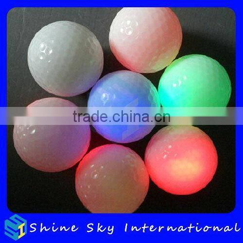 Top Quality Stylish Colored Led Light Up Golf Ball