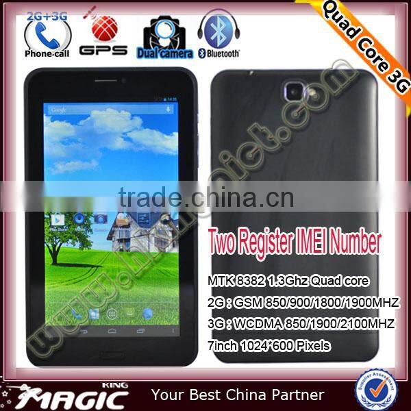 Loewest price Quad core Dipega game android tablet with dual sim slot IPS screen