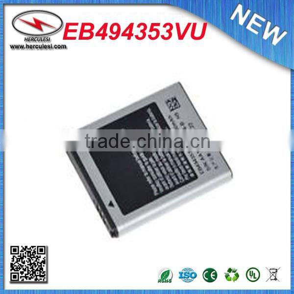 Original EB494353VU 1200mAh Battery For Samsung S5330 S5232 C6712 s5750 GT-S5570