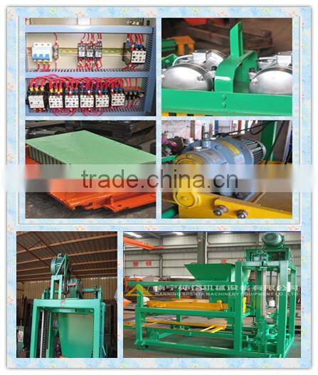 High stability SHENTA QTJ4-25 block making machine with long service life