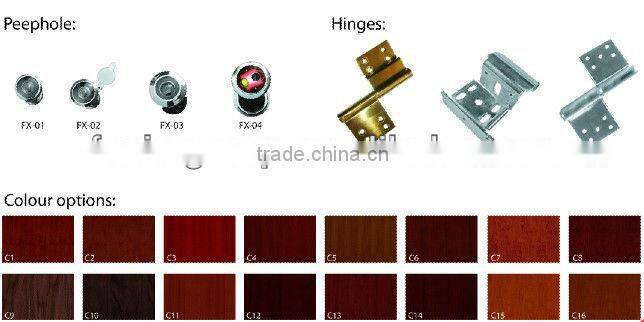 New design stainless steel door