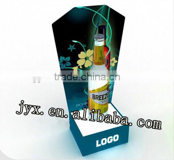 Good service custom made acrylic bottle display stand