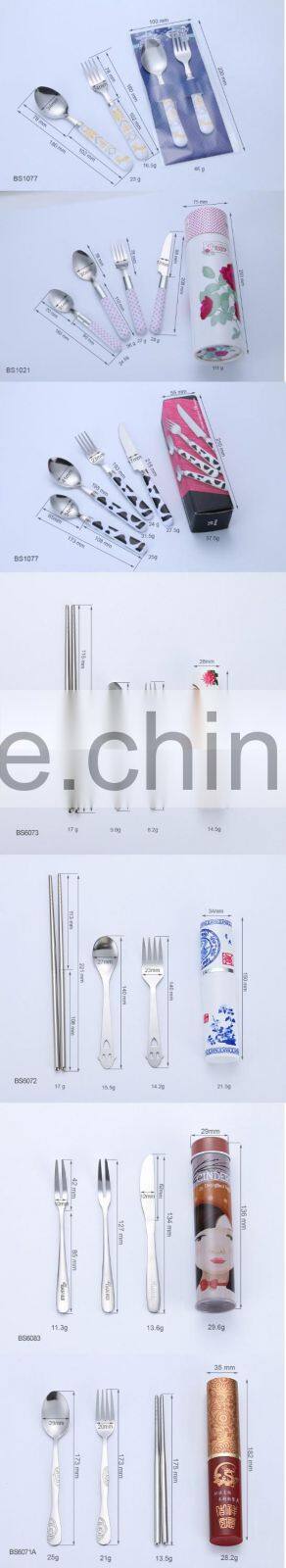 OEM Portable Travel Safe Custom Design Low Price Tableware Cutlery