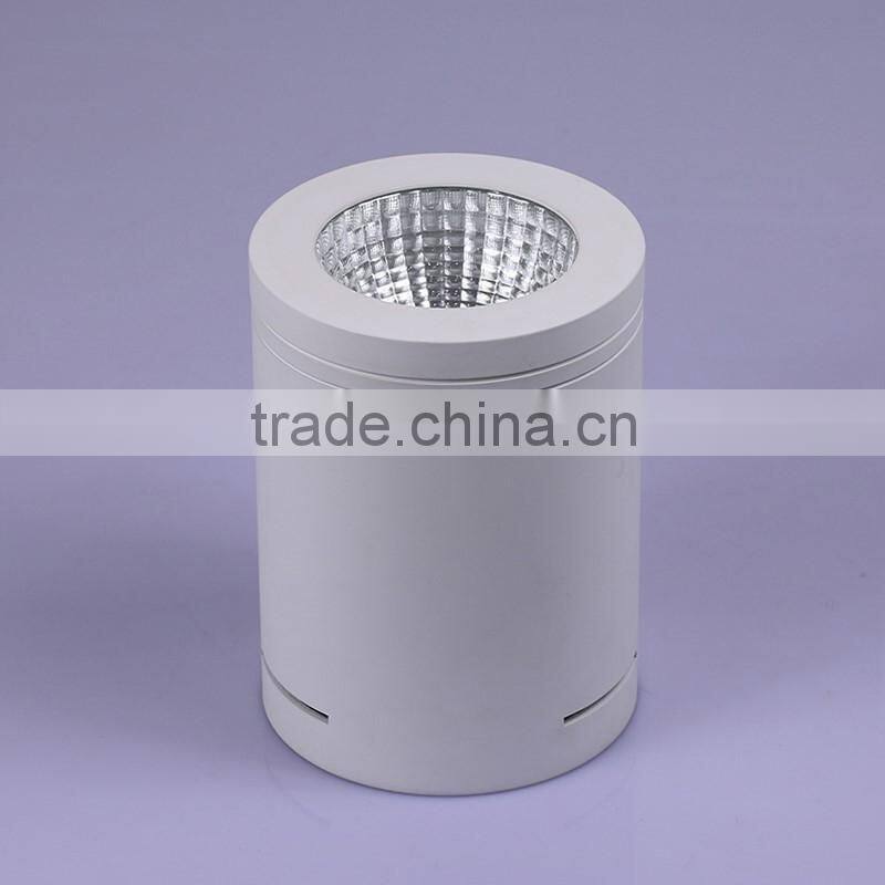 Dimmable 7W LED COB surface mounted downlight with Triac dimming