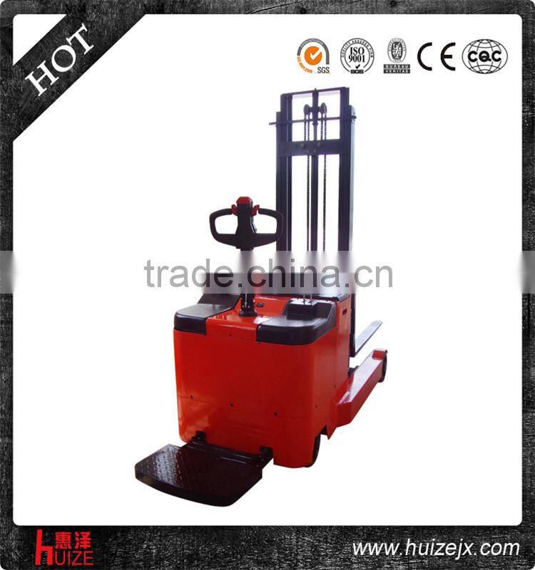 Competitive Ajustable Fork Electric Reach Stacker Forklift Price