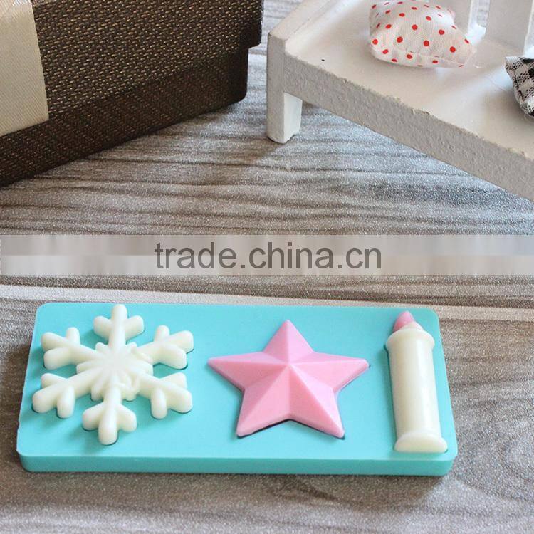 2015 New Hot Selling Christmas Decoration Silicone Cake Baking Mould