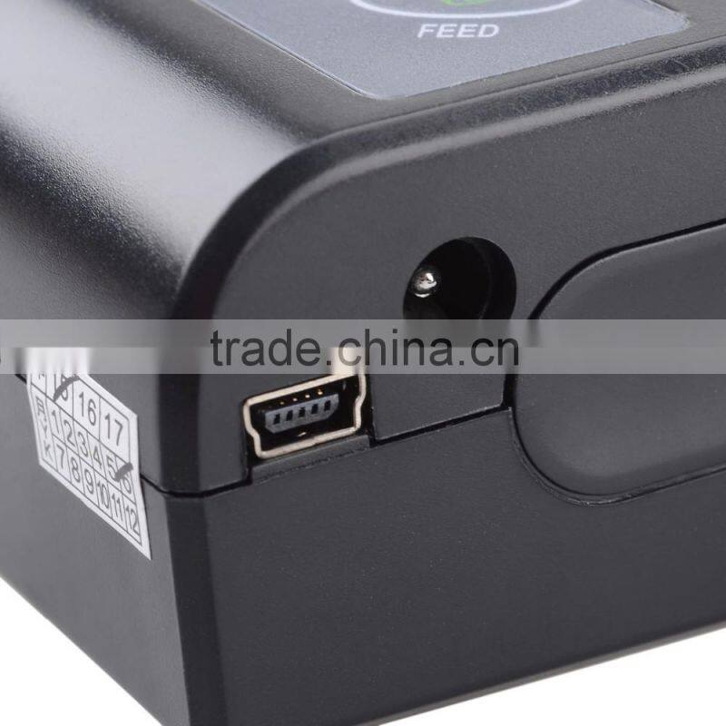 2015 Mobile Portable 58mm Thermal Receipt Printer Bluetooth Wireless Mini Printers Impressora for Android/IOS Black