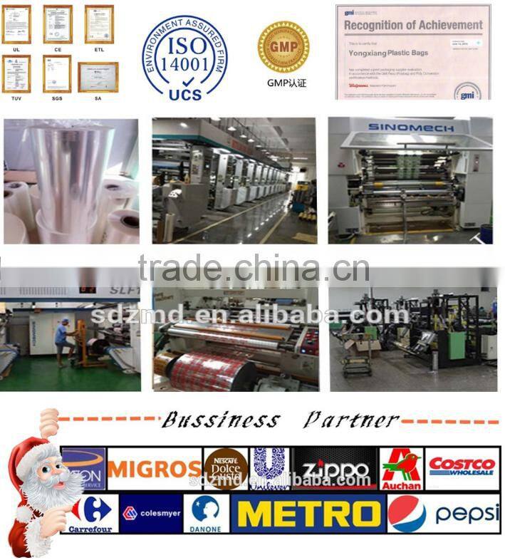 Wholesale plastic bag for cellphone with zipper / header / hanging hole made in china