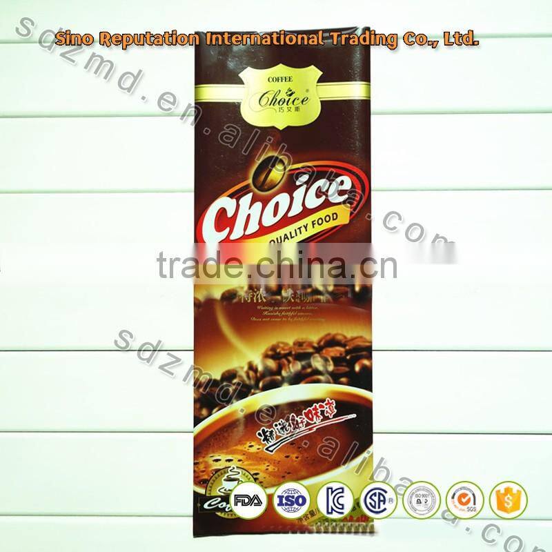 Custom printed plastic bag for coffee on hot sale