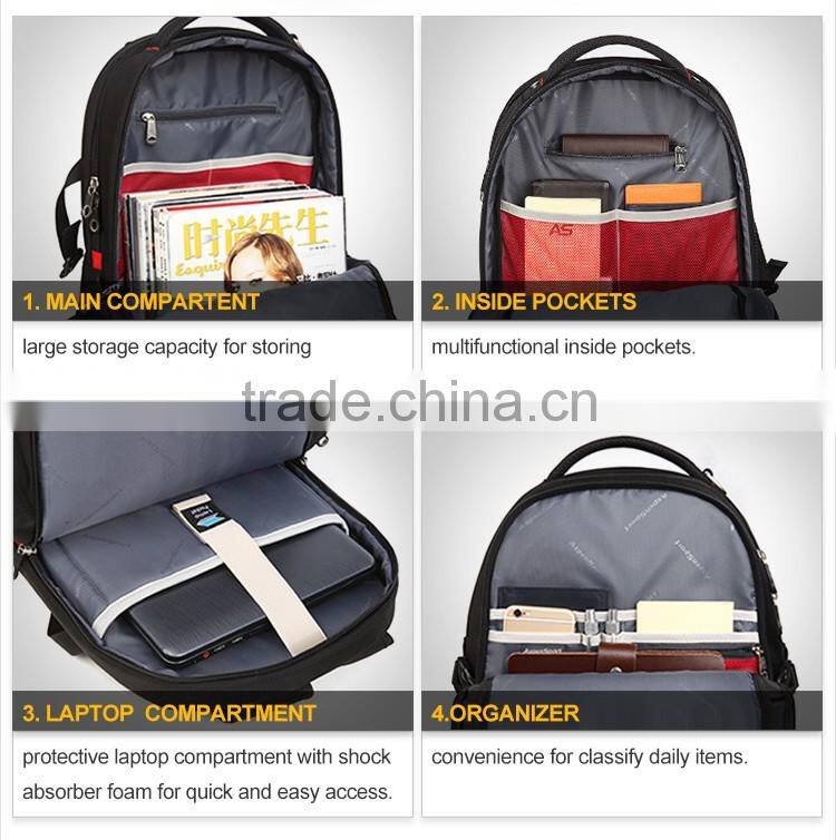 2016 new design school backpack with high quality waterproof fabric