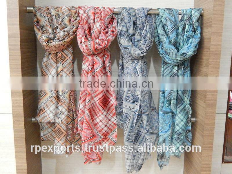 new fancy summer polyester scarf 2014-2015