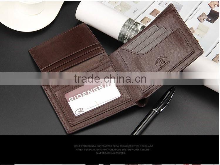 Wholesale PIDENGBAO wallet PU leather wallet Business card wallet
