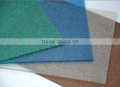 polycarbonate embossed sheet/Diamond Embossed Decoration Polycarbonate Sheet/polycarbonate solid sheet for bathroom