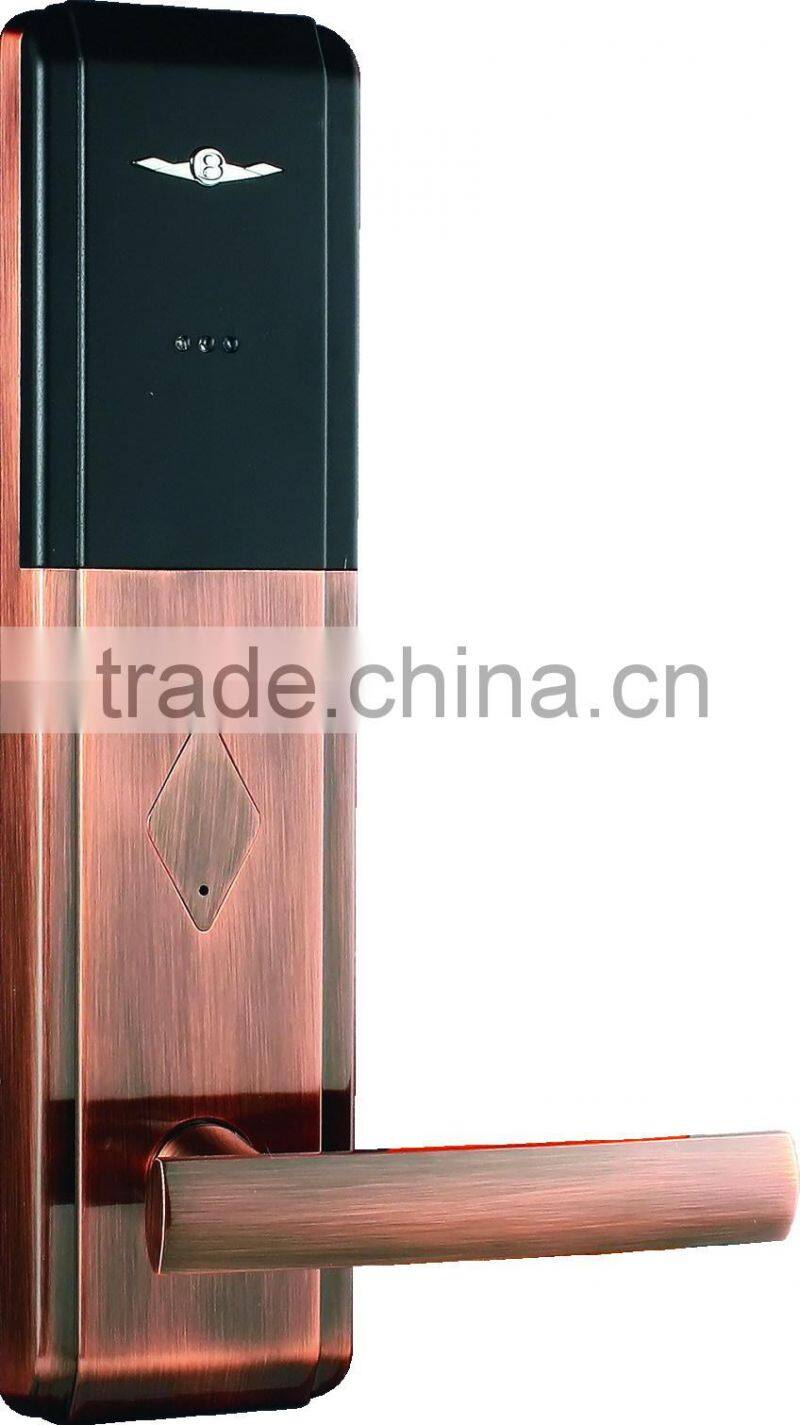 rfid card reader security hotel lock