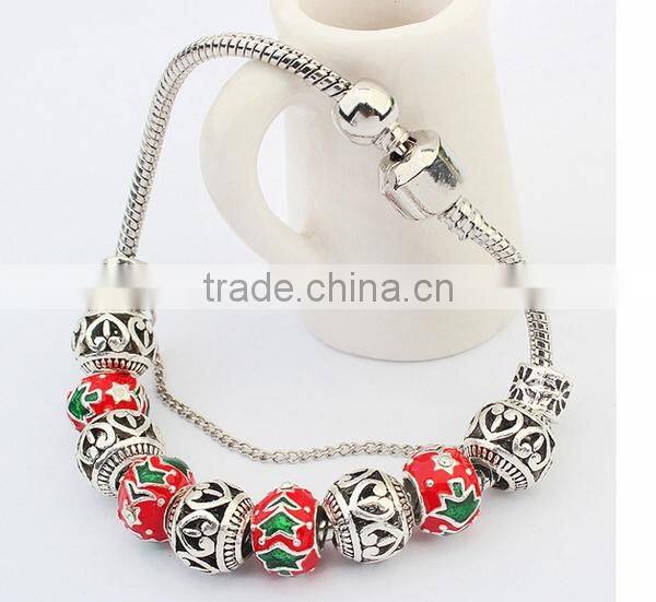 All match Christmas hollow fashion bracelet