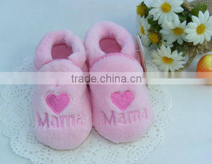 I LOVE Mama & Tata baby shoe, soft coralon leather Toddler shoe, Winter & Autunm toddler shoe