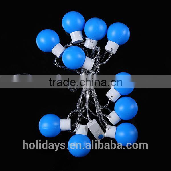 christmas deco copper wire led ball string light