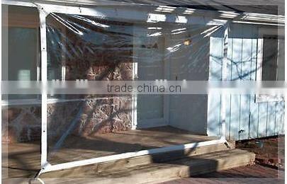 7.3x1.8m Clear PVC Tarpaulin Cover Market Stall Tarp,Glass Clear PVC Tarpaulin 350g 24ft*6ft