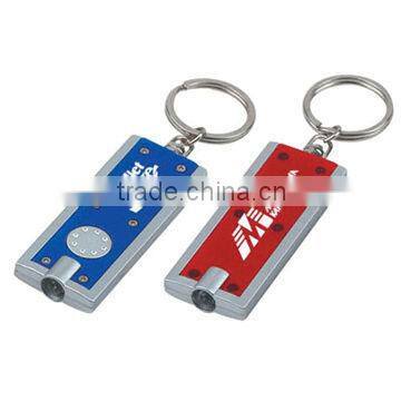 Hot sell factory direct supply promotional led light keychain