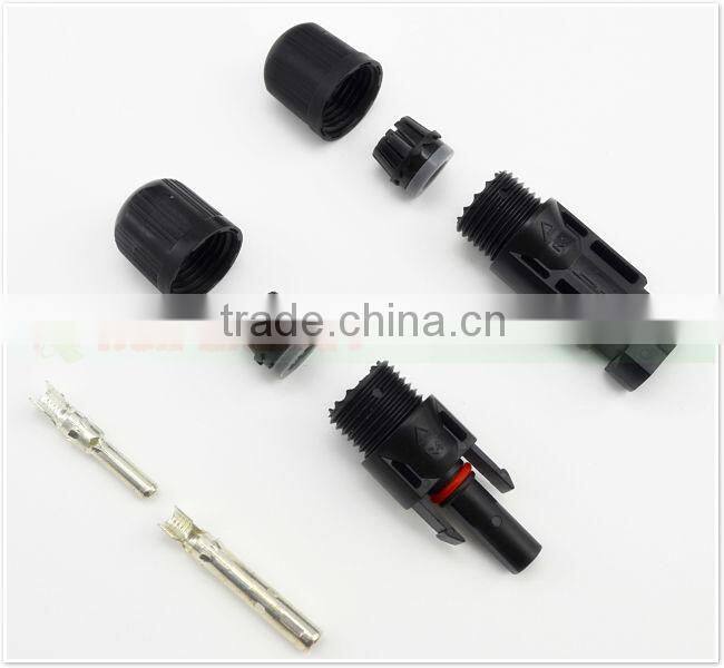 Solar panel electrical connector