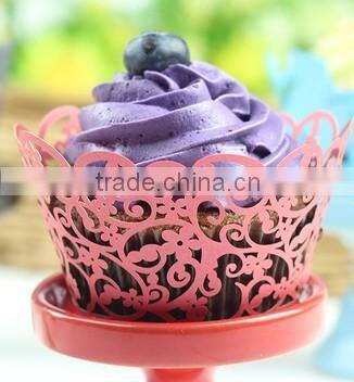 2016 mini cake packaging laser cut paper