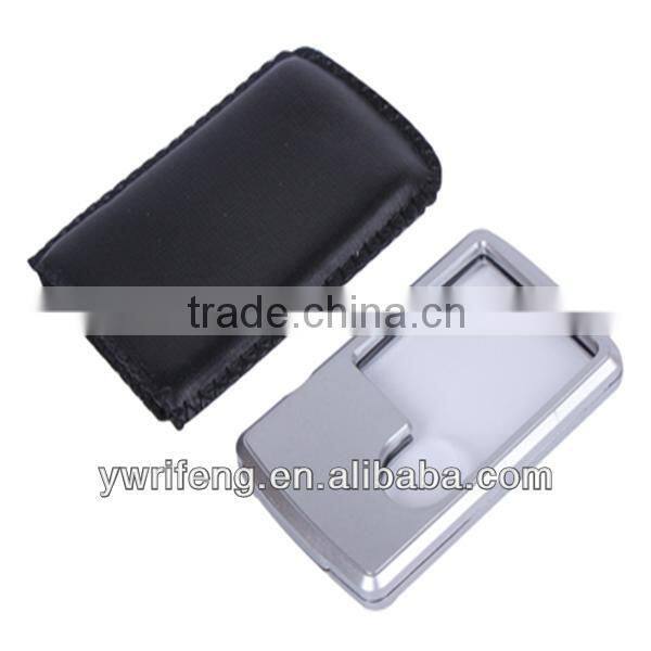 credit card sized magnifier ,H0T047 magnifier lamp led light head magnifying glass