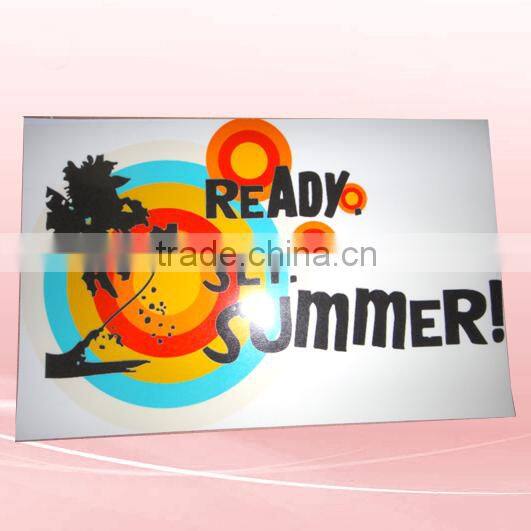 Fancy and cute cartoon printing reusable vinyl decal