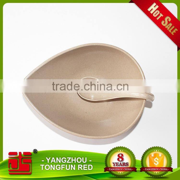 Reusable kinds of rice husk cutlery large fruit bowl wholesale