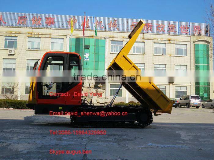 shenwa full rubber track dumper