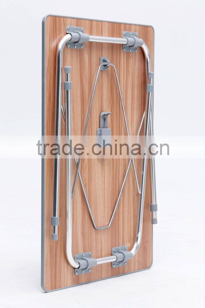 Aluminum folding table camping table outdoor table with injection border