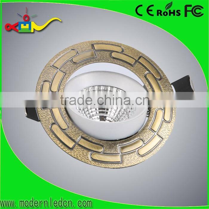 high class 3 inch 7w antique down light led