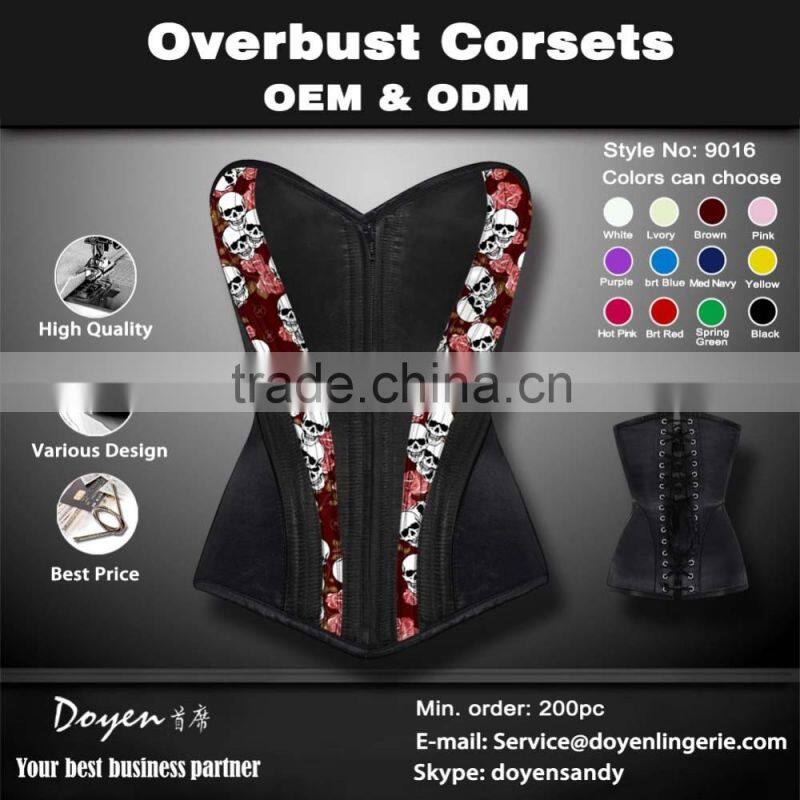wholesale fashion sexy steel bones corset bustier lingerie